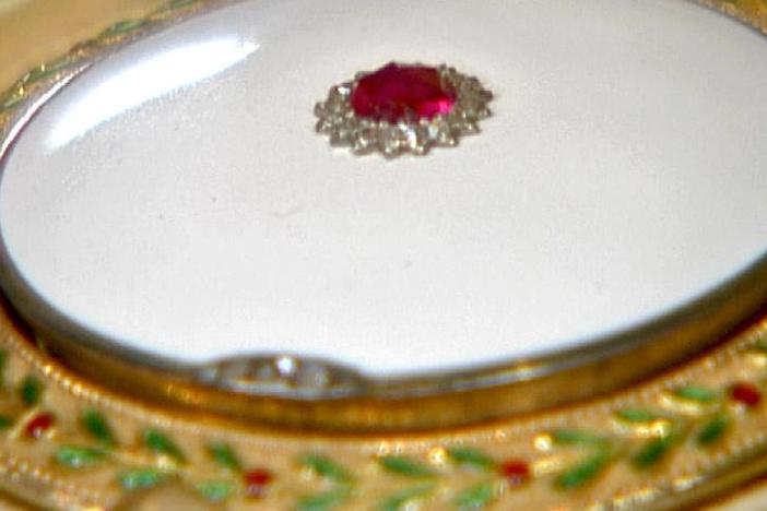 Appraisal: Cartier Ruby & Diamond Compact, from Vintage Providence.