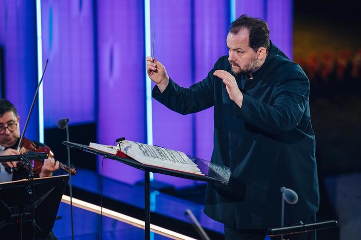 The Vienna Philharmonic Orchestra plays “The Ride of the Valkyries.”