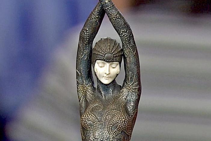 Appraisal: Demetre Chiparus Bronze Figure, "Starfish", from Vintage Toronto.