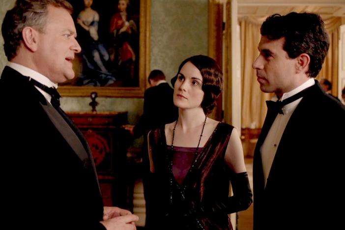 See a scene from Downton Abbey Season 4 Episode 3.