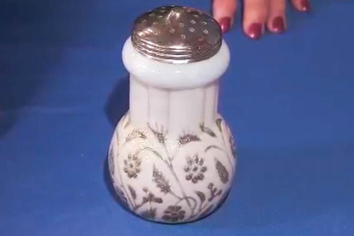 Appraisal: Dalzell Findlay Onyx Muffineer, ca. 1889