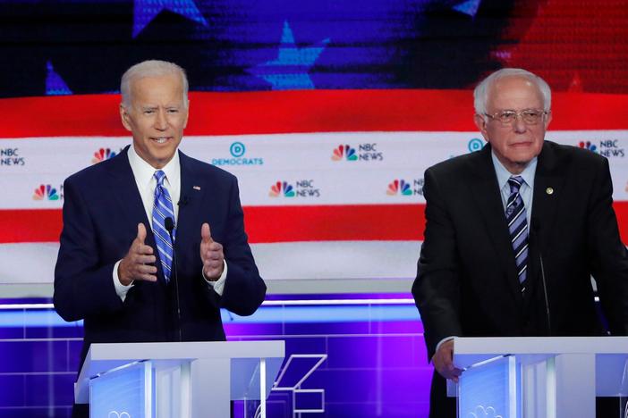 Biden and Sanders clash over health care proposals