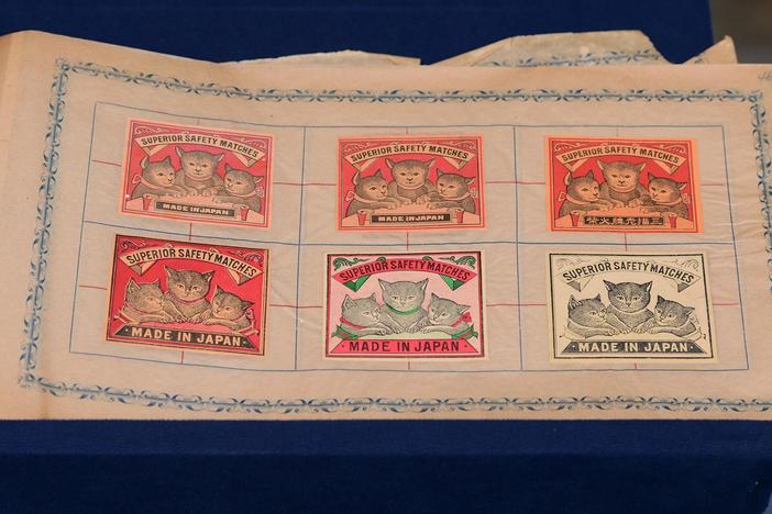 Appraisal: Salesman Sample Matchbox Labels, from Bismarck, Hour 3.