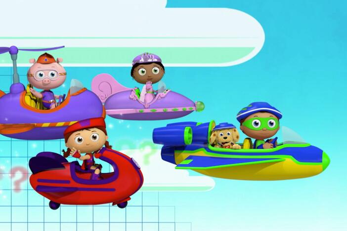 The Super Readers fly into a digital book!