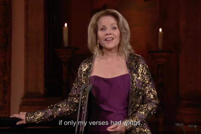 Soprano Renée Fleming sings Lauretta’s aria from Puccini’s “Gianni Schicchi.”