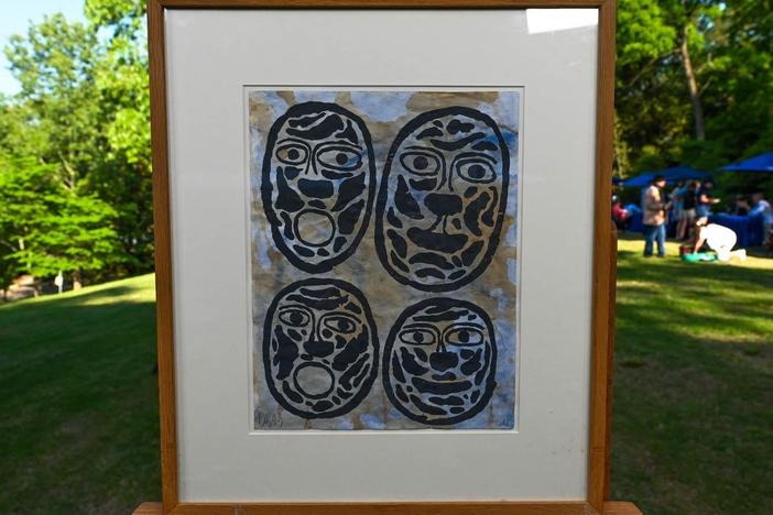 Appraisal: 1999 Donald Baechler "Salzburg #11" Drawing