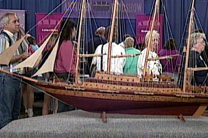 Appraisal: Folk Art Model Ship, ca. 1900, from Vintage Secaucus