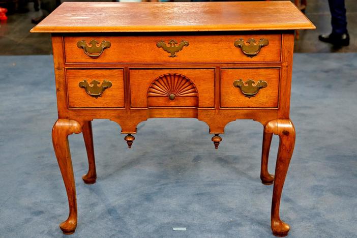 Appraisal: Boston Queen Anne Lowboy, ca. 1760, from Anaheim Hour 2.
