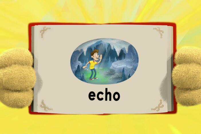 Woofster explains what 'echo' means.