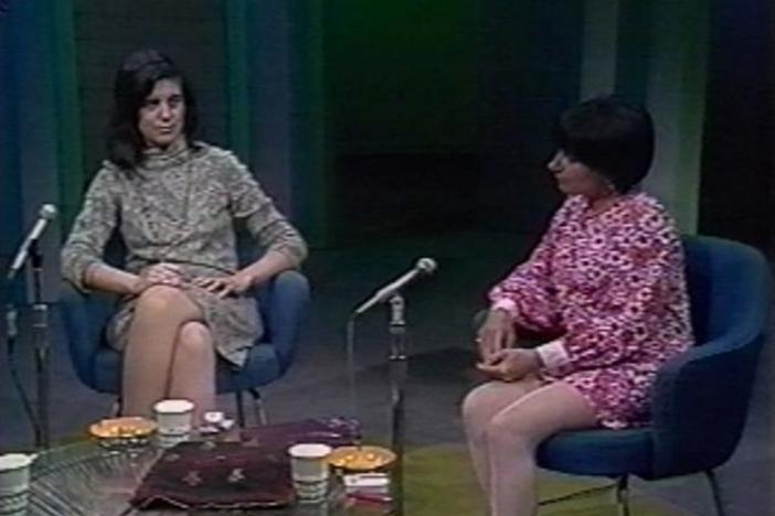 A conversation between Agnes Varda and Susan Sontag at the 1969 New York Film Festival.