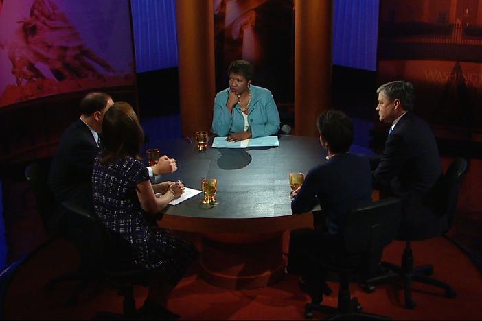 Panelists discuss toss-up senate races in eight states.
