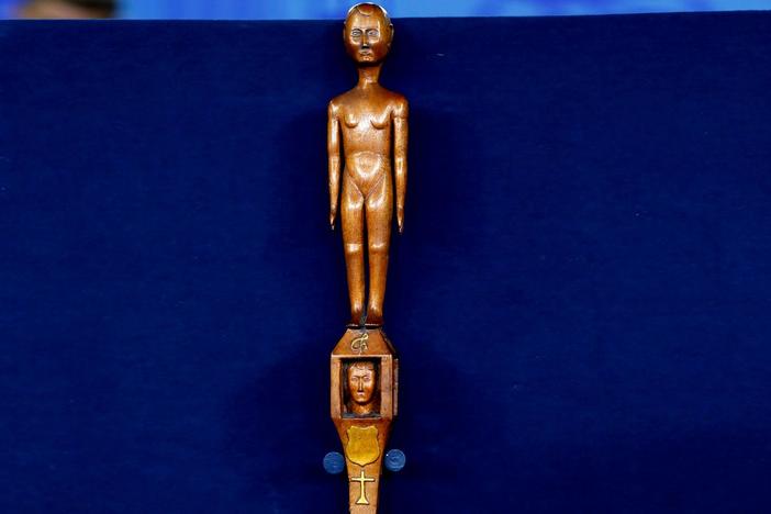 Appraisal: Folk Art Cane, ca. 1920, from Kansas City Hour 2.