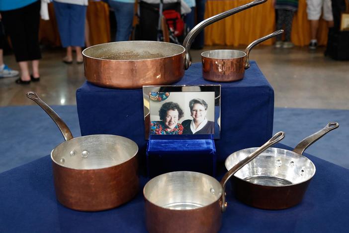 Appraisal: Julia Child's Copper Pans, ca. 1960, from Junk in the Trunk 4, Part 2.