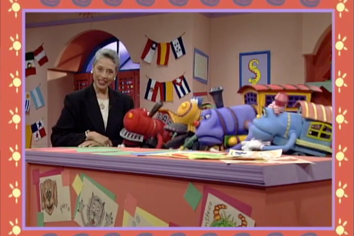 Host Lyn May and the Salsa cast introduce the story for today's lesson.
