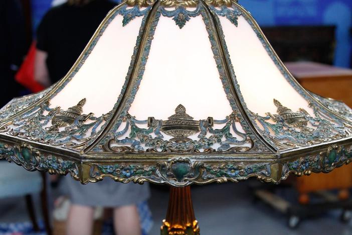 Appraisal: Early 20th C. Bradley & Hubbard Lamp, from Seattle Hour 3.