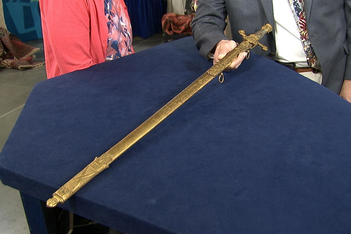 Appraisal: Engraved Ames Sword, ca. 1845, from Virginia Beach, Hour 1.