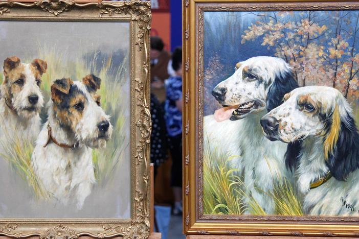 Appraisal: Arthur Wardle Oil & Decorative Painting, from Seattle Hour 3.