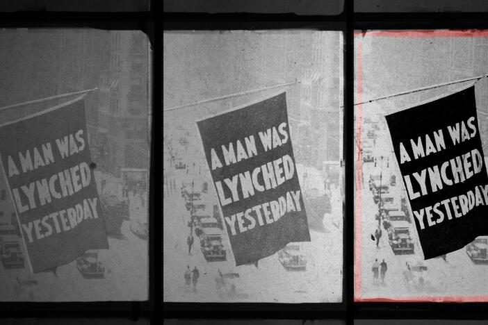How did a flag on the streets of Manhattan help end lynching in the United States?
