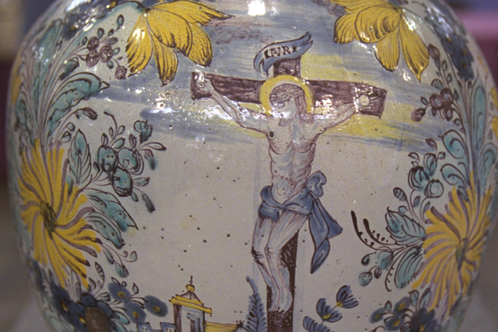 Appraisal: 1799 Italian Majolica Jug, form Vintage Kansas City.
