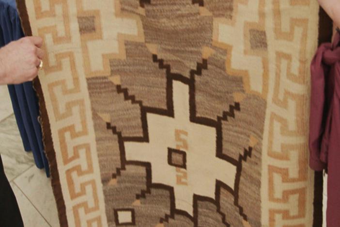 Appraisal: Navajo Rug, ca. 1920, in Newport Hour 2.
