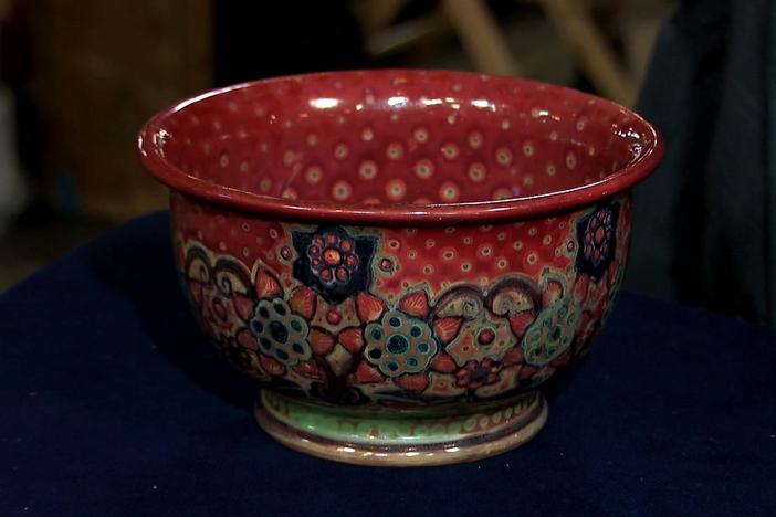 Appraisal: 1925 Galileo Chini Pottery Bowl.