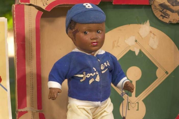 Appraisal: Allied Grand Jackie Robinson Doll & Program