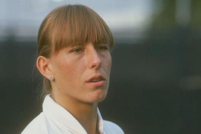 Martina Navratilova recounts her first match as an American citizen and openly gay athlete.