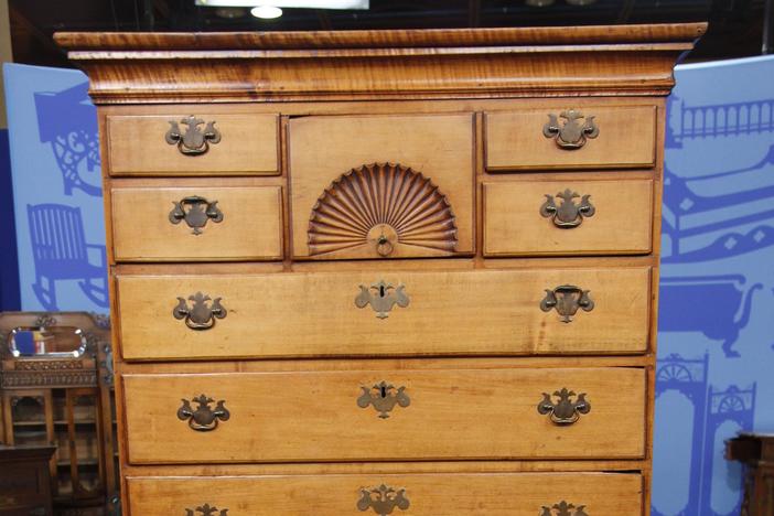 Appraisal: Dunlap High Chest of Drawers, ca. 1780, in Phoenix, Hour 3.