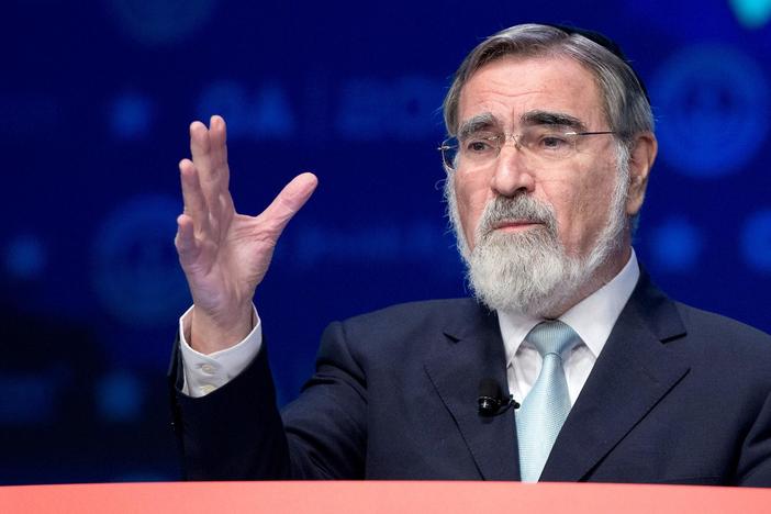 Britain's former chief rabbi is now leading a global effort against religious extremism.