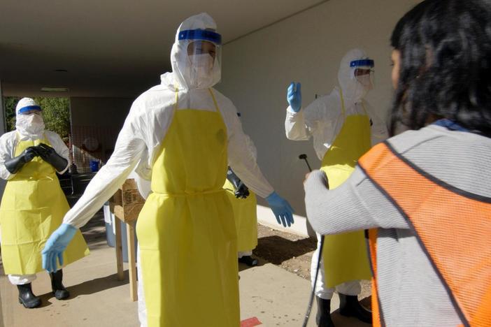 Dr. Nahid Bhadelia describes caring for a young patient in an Ebola ward in West Africa.  