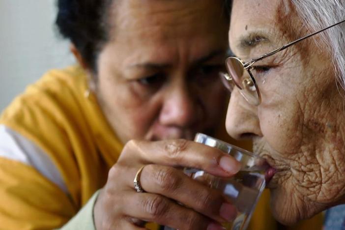 As loved ones near the end, difficulty in comforting them reverberates with caregivers.