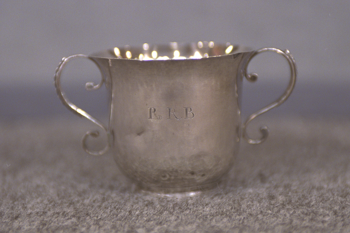 Appraisal: John Dixwell silver cup, ca. 1710, from Vintage Cleveland.