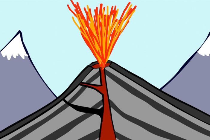 Volcanoes can come in many shapes and sizes.