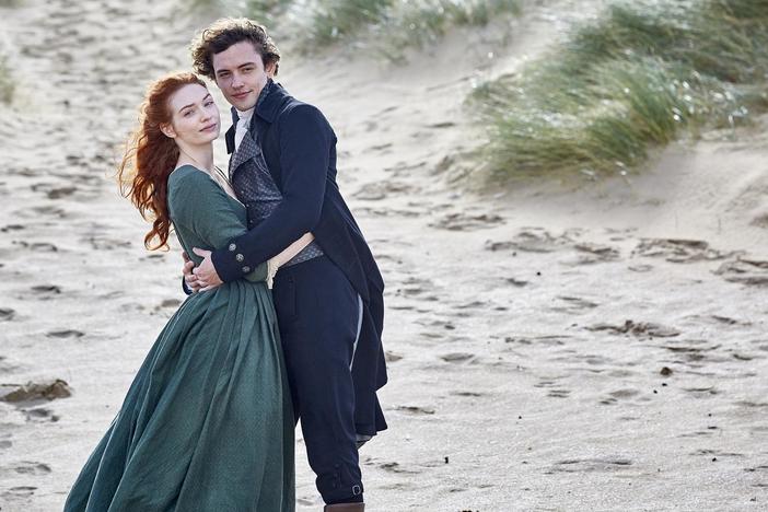 Aidan Turner and Eleanor Tomlinson on the love triangle with Hugh Armitage.