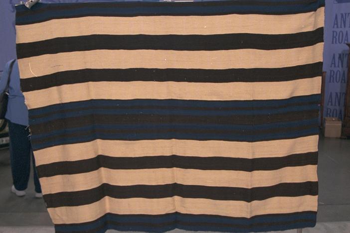 Appraisal: Mid-19th Century Navajo Ute First Phase Blanket, from The Best of 20.