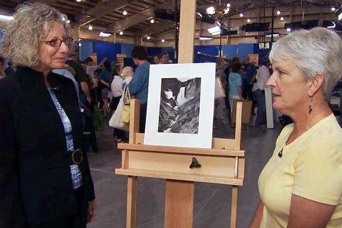 Appraiser Daile Kaplan confirms that a guest's photo is an Ansel Adams original.