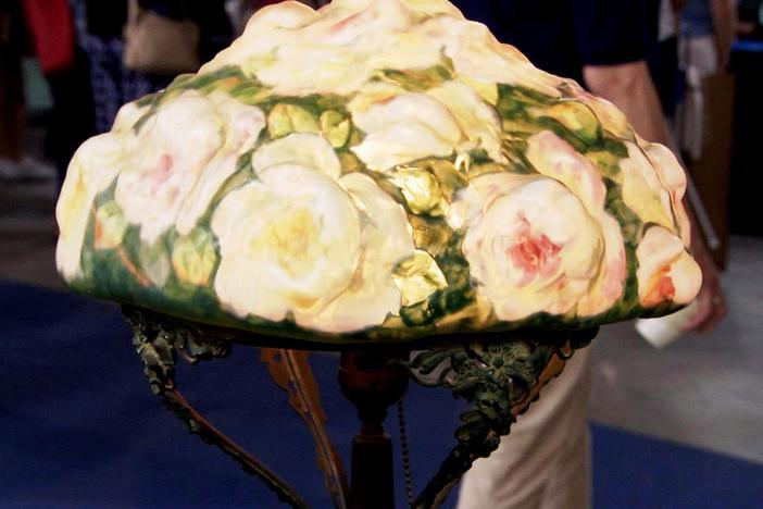 Appraisal: Puffy Pairpoint Table Lamp, ca. 1905, from Charleston, SC Hr 1.