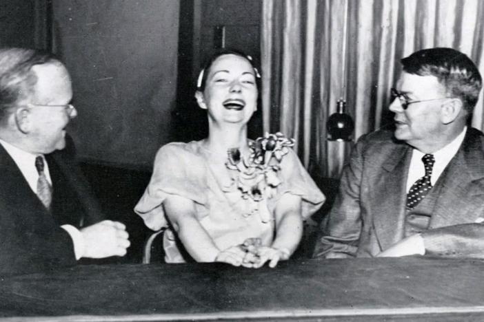 Mitchell received news of the prize by phone and hid from the press