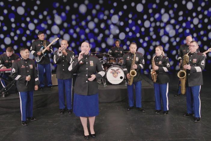 U.S. service members perform 'Ocho Kandelikas' for Hanukkah