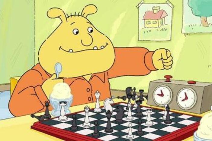 Brain searches for a worthy chess opponent to help him train for an upcoming match.