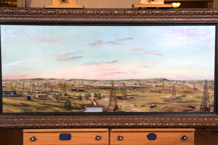 Appraisal: Frank M. Treseder Oil Painting, ca. 1908