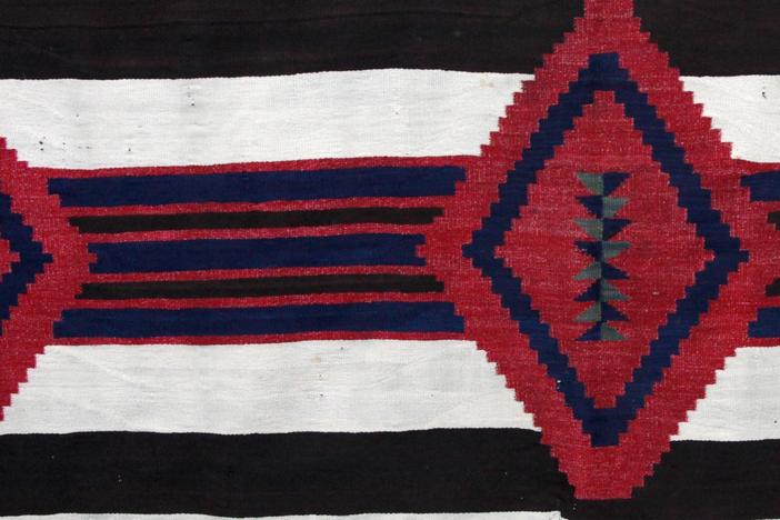 Navajo Third Phase Chief's Blanket, ca. 1875, from Washington, DC Hour 3
