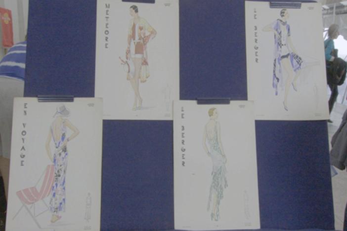 Appraisal: Henry Creange Fashion Illustrations, ca. 1930, in Newport, Part 5.
