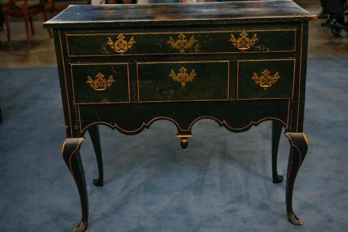 Appraisal: Rhode Island Highboy Base, ca. 1750