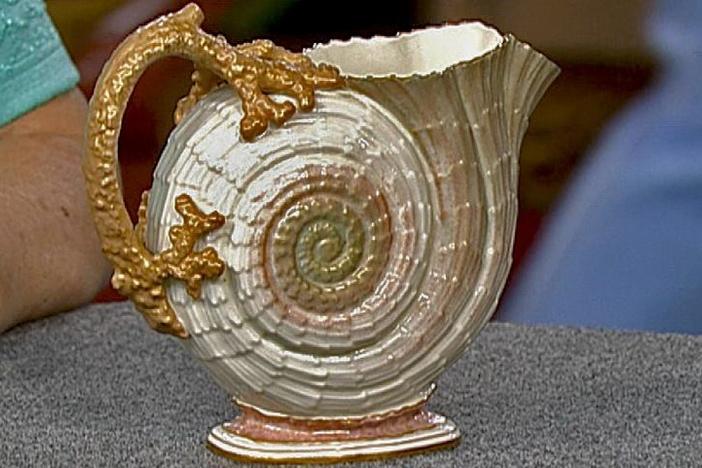 Appraisal: Willets Belleek Pitcher, ca. 1880, from Vintage Des Moines.