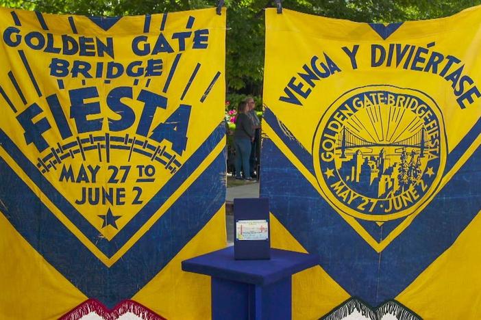 Appraisal: Golden Gate Bridge Banners, ca. 1937