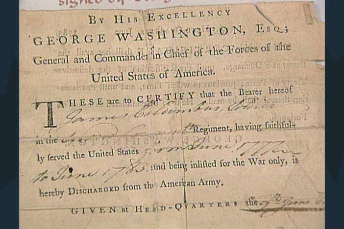 Appraisal: 1783 Washington-signed Discharge