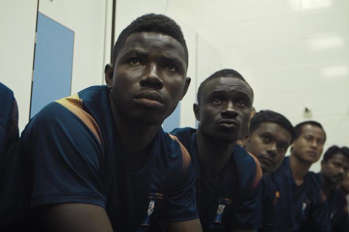 In Qatar, migrant workers for the 2022 World Cup compete in their own soccer tournament.