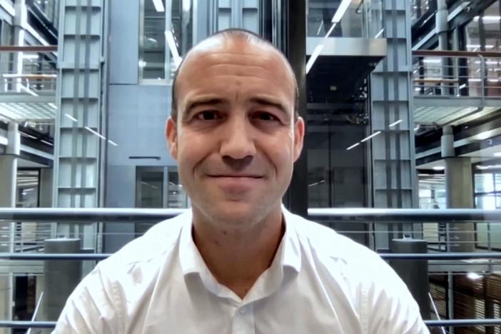 Simon Mundy discusses "Race for Tomorrow."