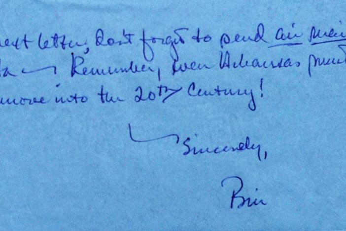 Appraisal: 1968 Bill Clinton Letters, from Birmingham, Hour 2.